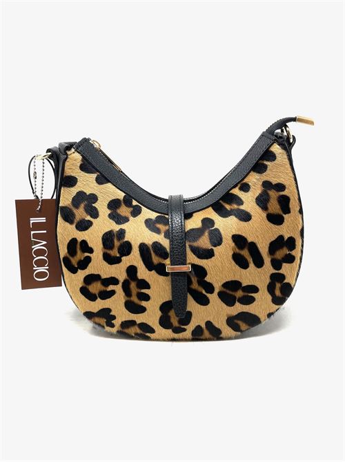 Borsa in cavallino leopardato IL LACCIO | 1486PELLE+CAVALLINONERO+GHEPARDO